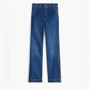J. Crew High-rise wide-leg jean‎ in all-day stretch size 29